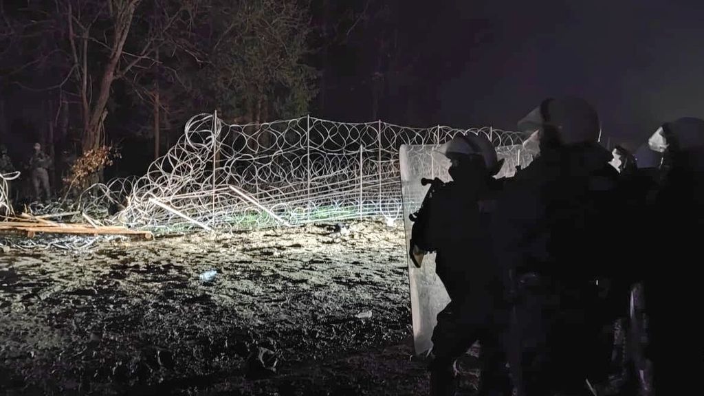 Migranti se opět pokusili ztéci polsko-běloruskou hranici